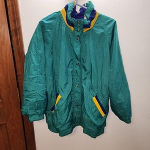 Vintage 80s coastal wind breaker jacket